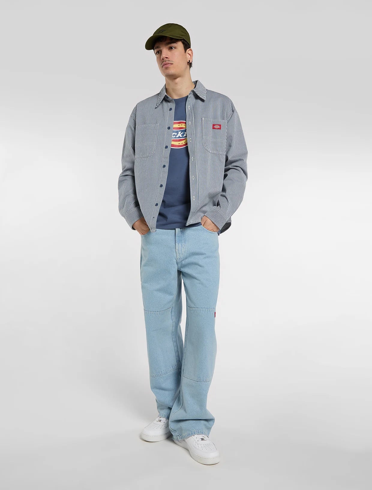 DICKIES Dickies ICON SS TEE Retro Indigo: blue T-shirt for men
