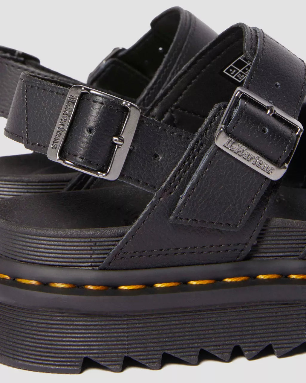 DR. MARTENS VOSS II Sandal Black: black sandals for women