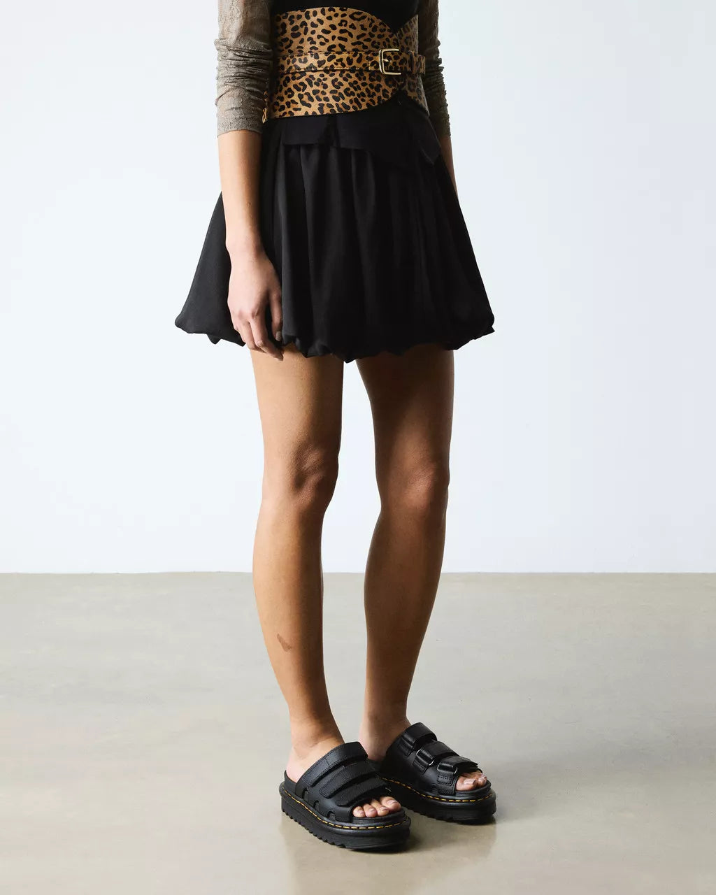 DR. MARTENS Raine Slide Sandal Black: black sandals for women