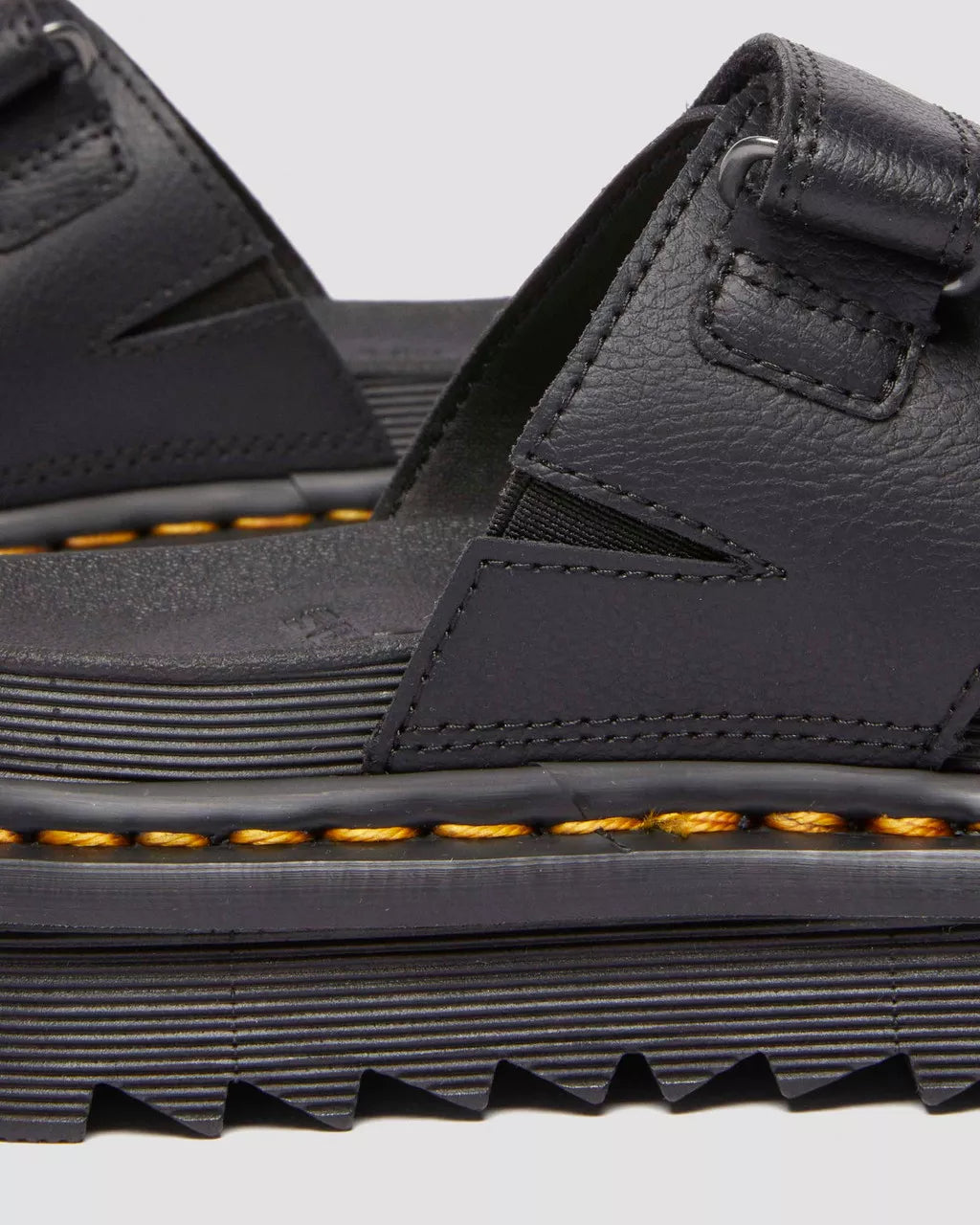 DR. MARTENS Raine Slide Sandal Black: black sandals for women