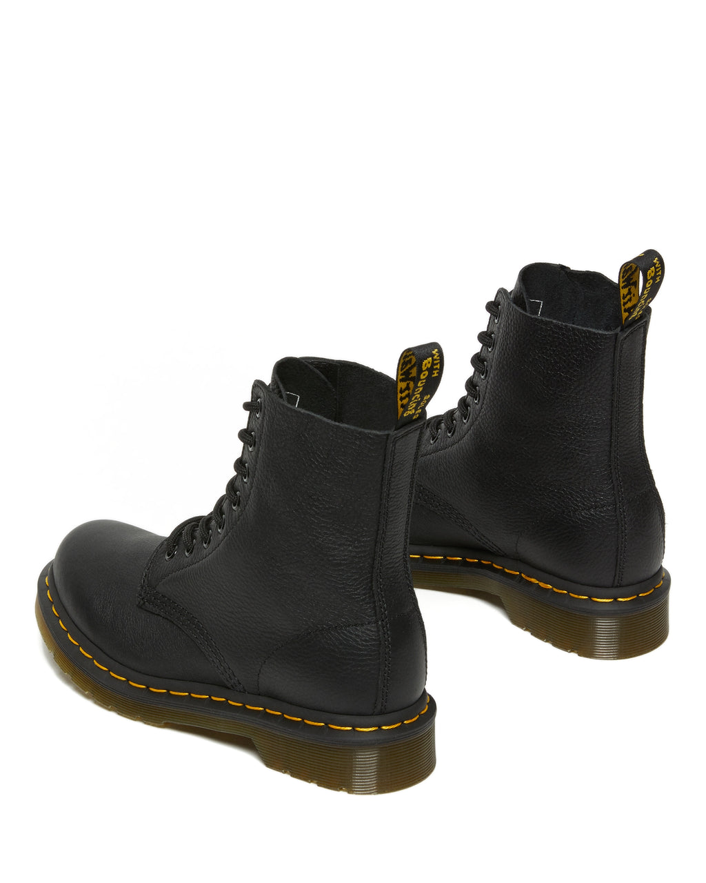 DR. MARTENS 1460 Pascal Black Virginia: ブラック アンクルブーツ レディース