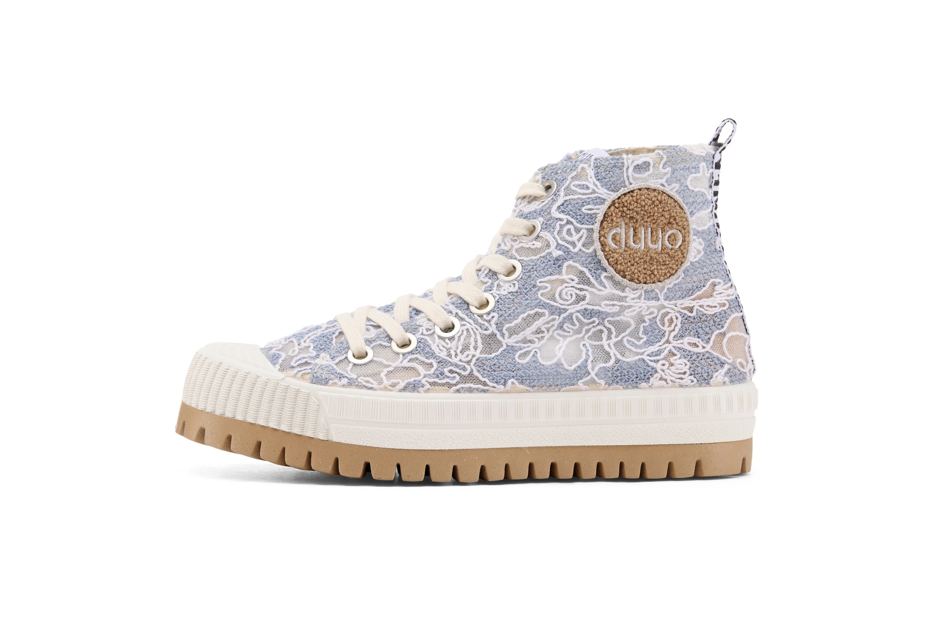 DUUO COL PLUS NIKA 68: blauw sneakers voor dames