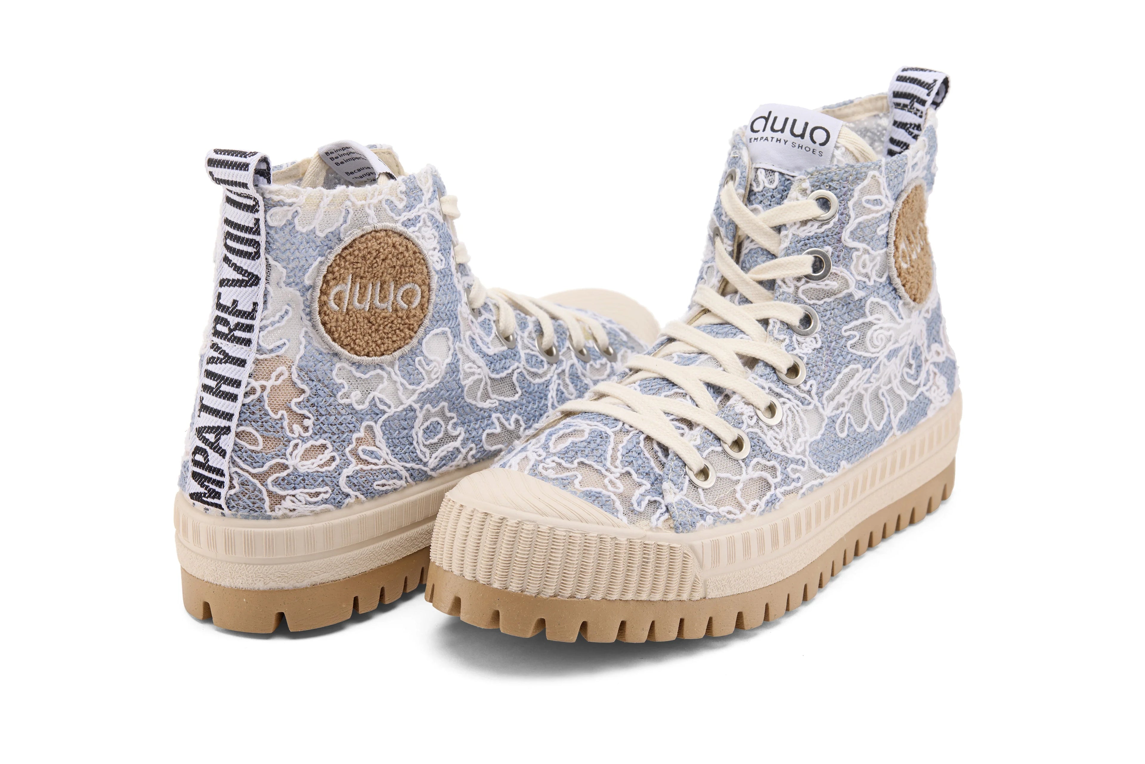 DUUO COL PLUS NIKA 68: blauw sneakers voor dames