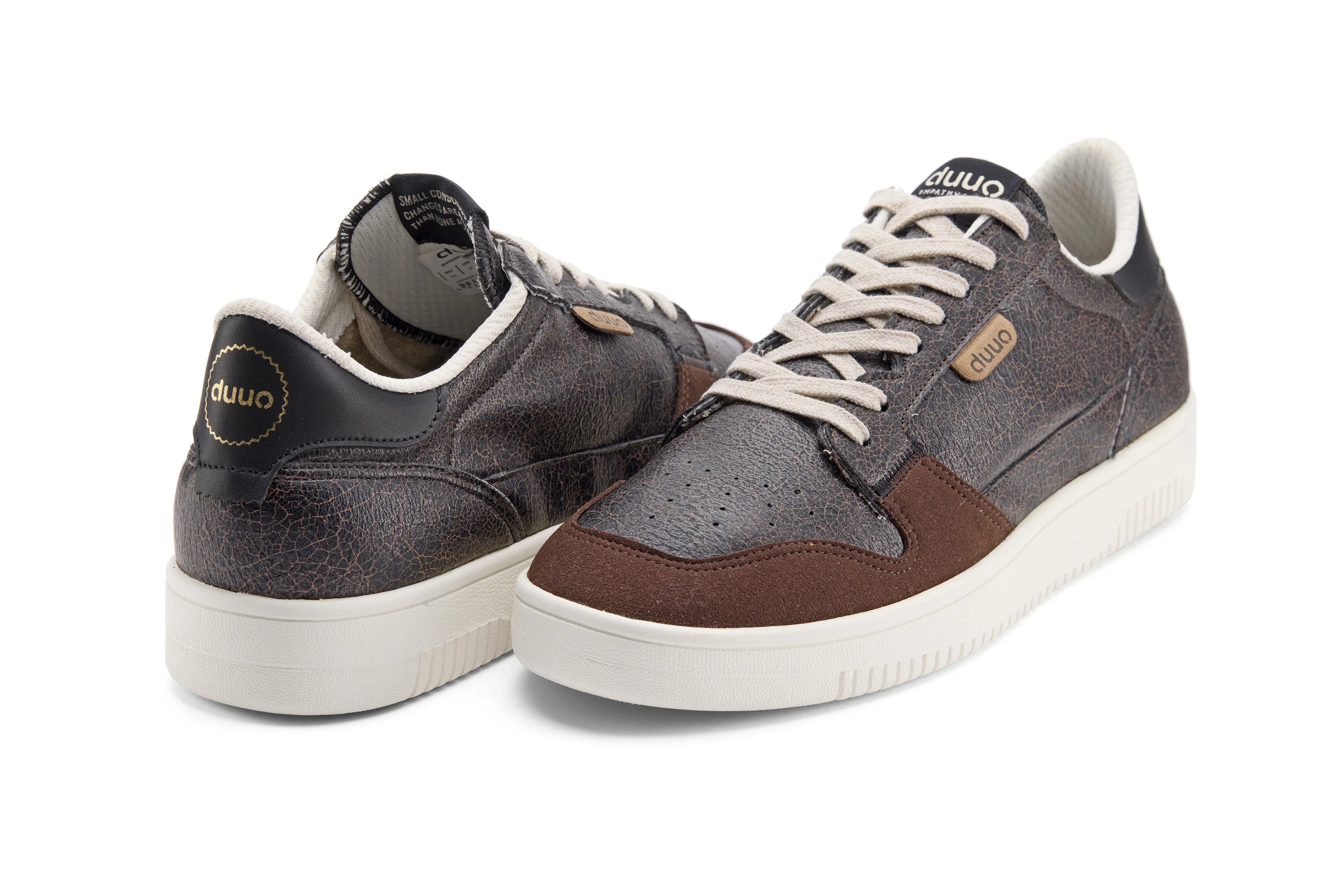DUUO SLAM AGED 61: brown trainers unisex