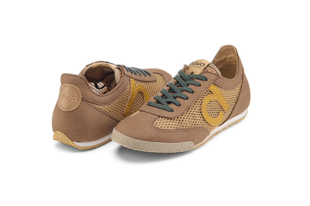 DUUO Strasse MESH 14: brown trainers unisex