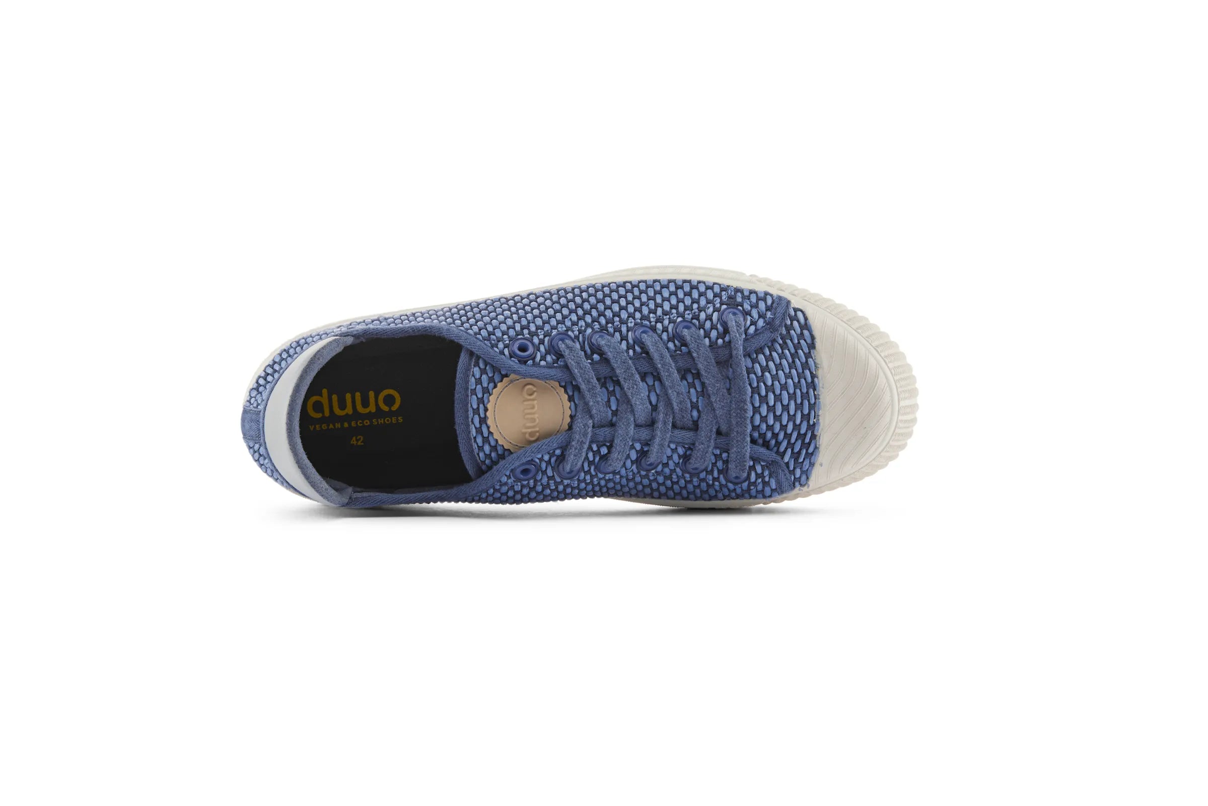 DUUO COL 140 (washed Marino 80) AZUL: niebieski sneakersy unisex