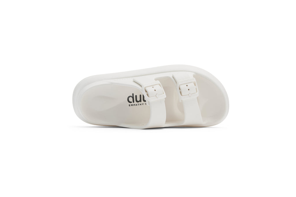 DUUO EVA Curvi: blanc xancletes per a dona