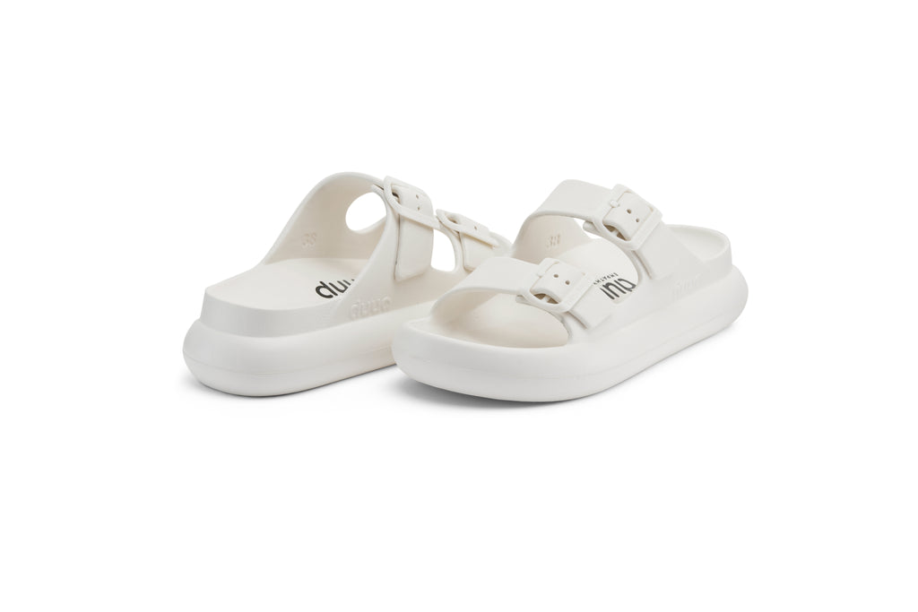 DUUO EVA Curvi: blanc xancletes per a dona