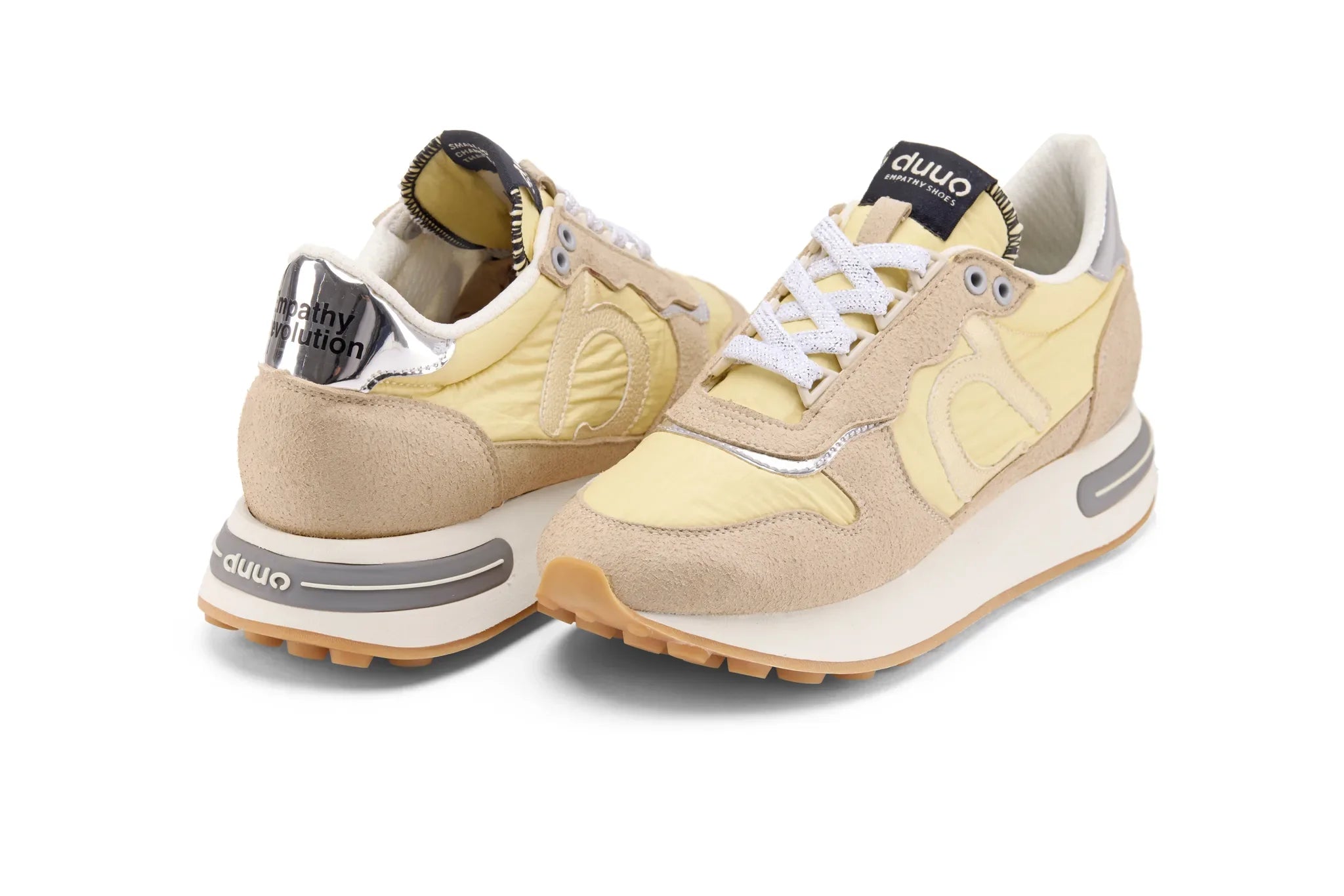 DUUO Calma HIGH 98: amarillo sneakers voor dames