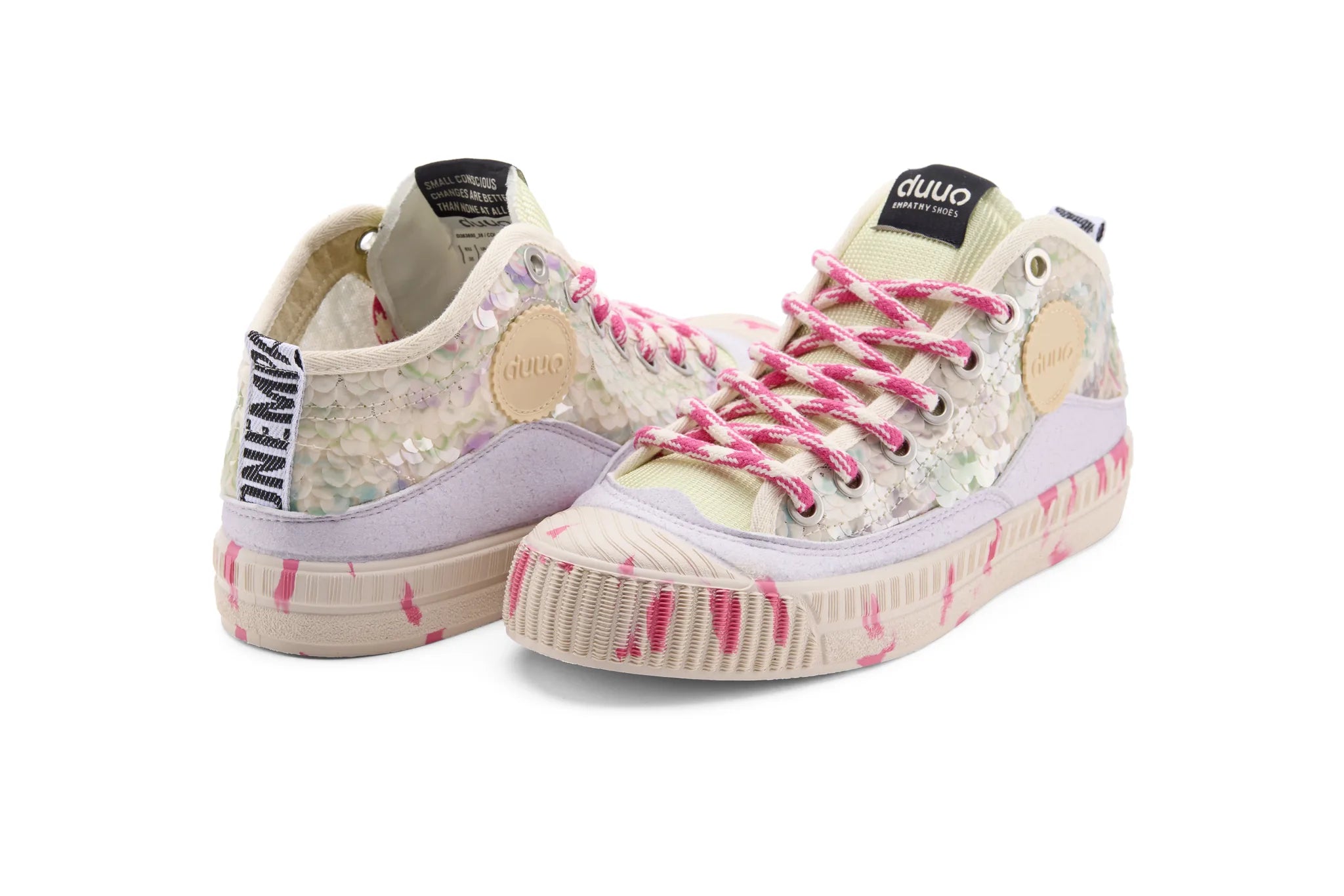 DUUO COL Cover Marble 800: violeta sneakersy unisex