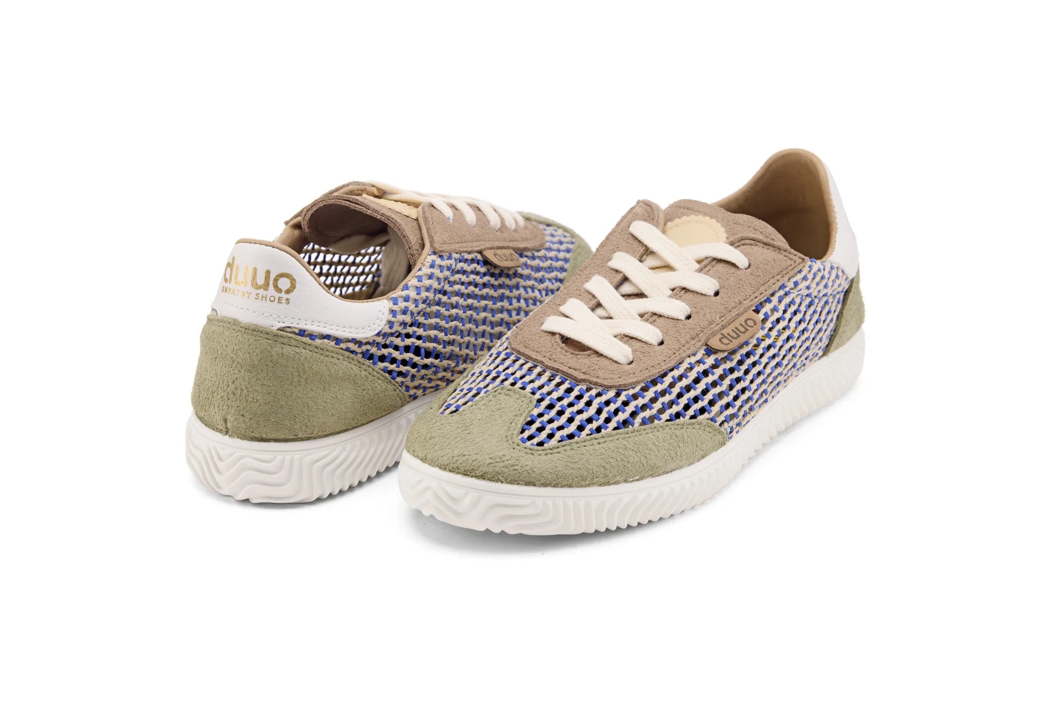 DUUO ONA LACE Trenzado 129: niebieski sneakersy unisex