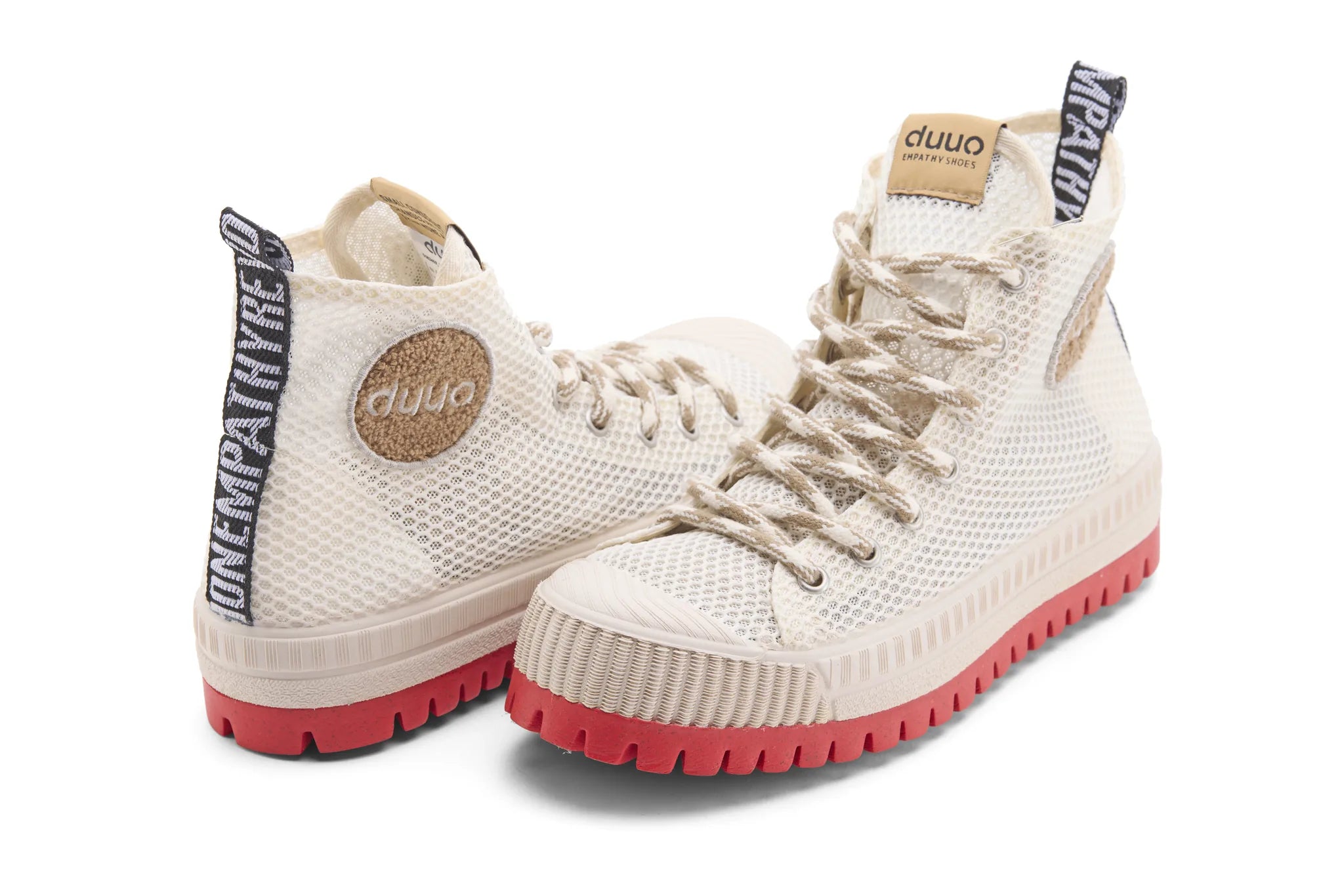 DUUO COL PLUS Serna 69: beige sneakers voor dames