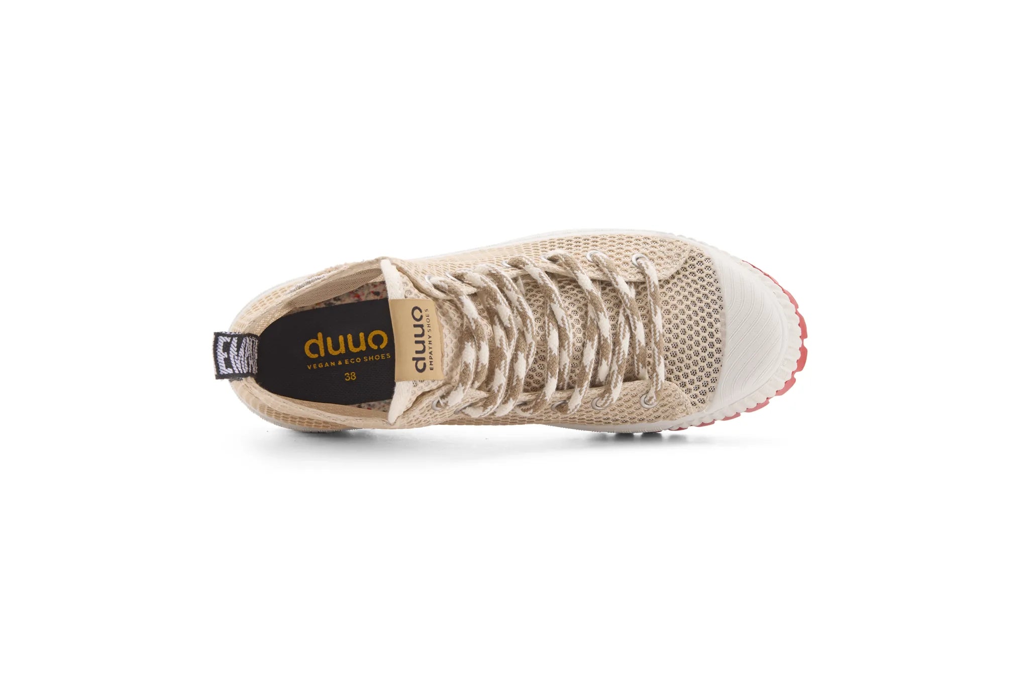 DUUO COL PLUS Serna 70 Camel: beige sneakers voor dames
