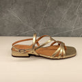 CHIE MIHARA TEU: gold sandals for women