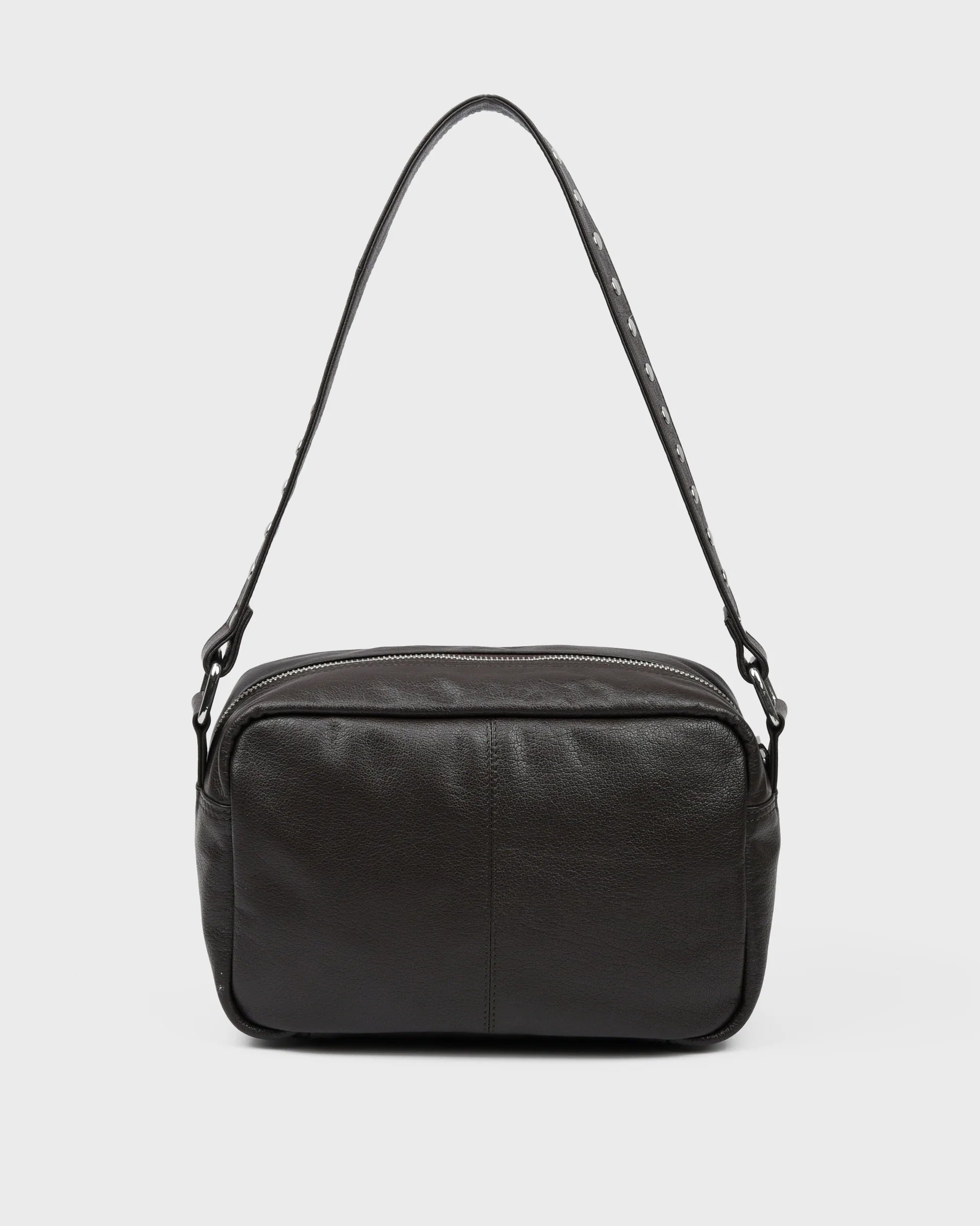 NUNOO Ellie Rivet Mountain Chocolate: brown bag for women