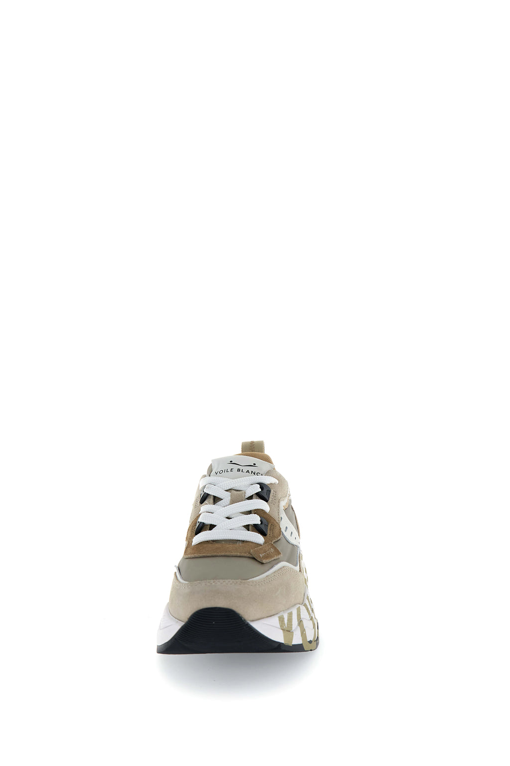 VOILE BLANCHE CLUB105 Beige-platinum: beige sneakers voor dames