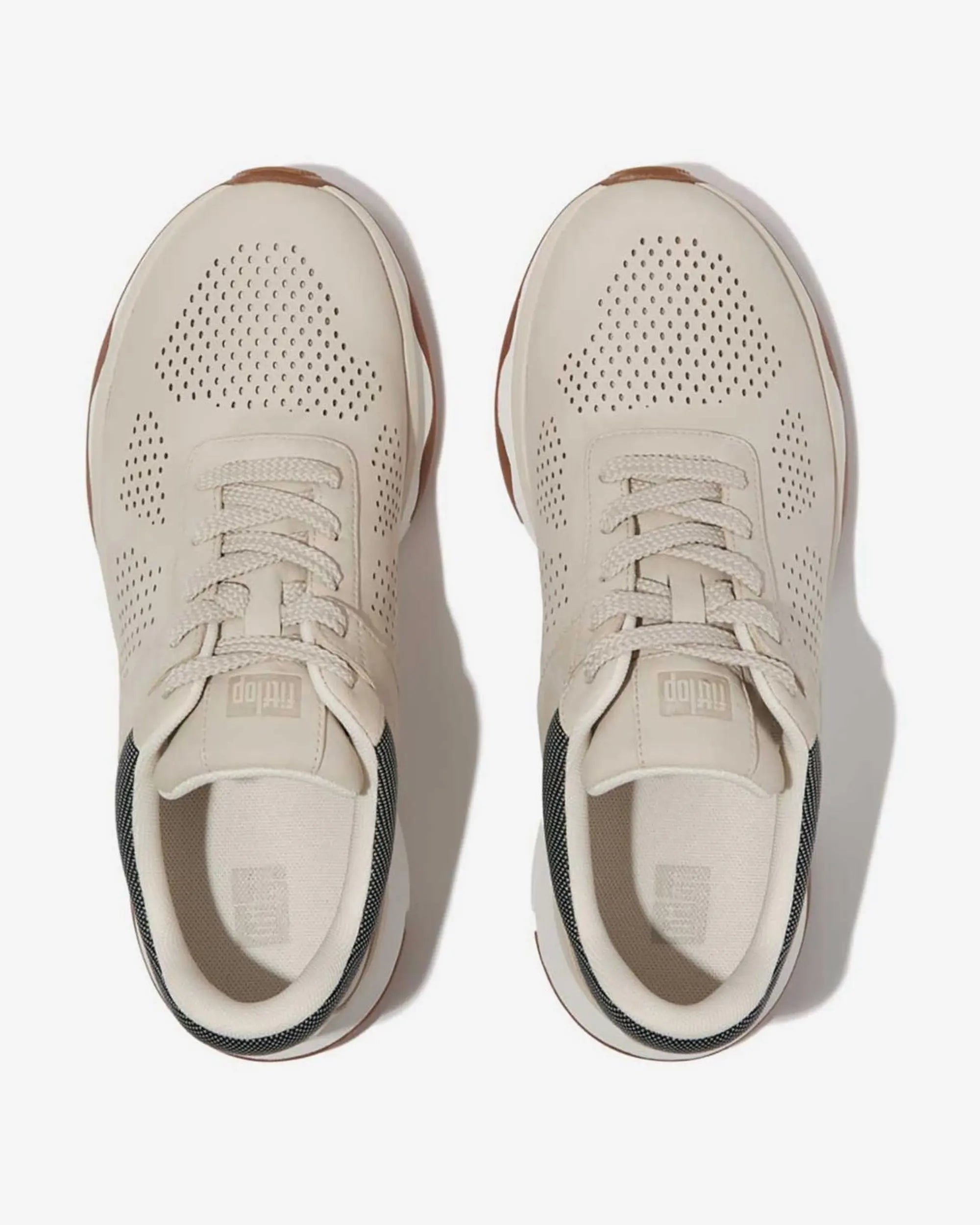 FITFLOP W Vitamin FFX Perfnubuck Sports Sneakers Cream: ベージュ スニーカー レディース