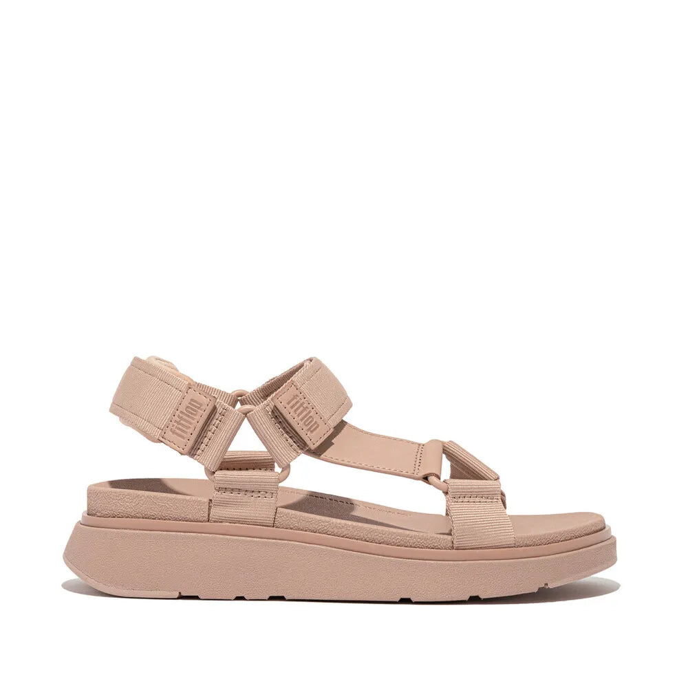 FITFLOP W Gen-ff ADJ. Webbing/leather Back-strap: ベージュ サンダル レディース