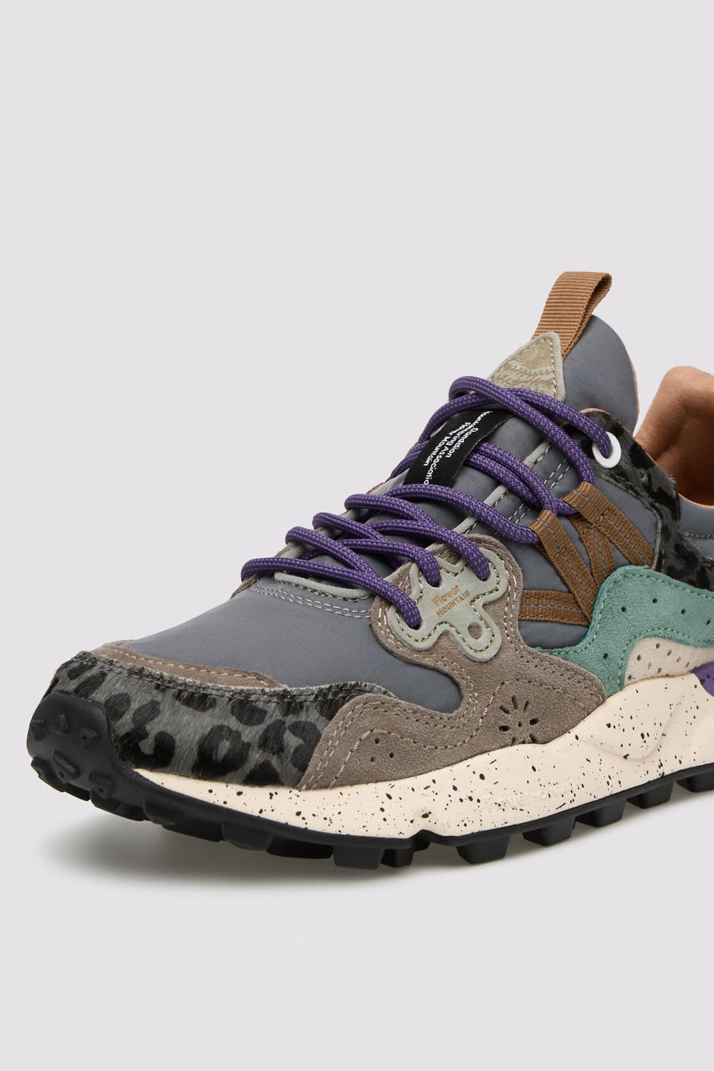 FLOWER MOUNTAIN | SNEAKERS | MUJER | YAMANO 3 UNI DARK GREY-ANTHRACITE-BOTTLE | GRIS