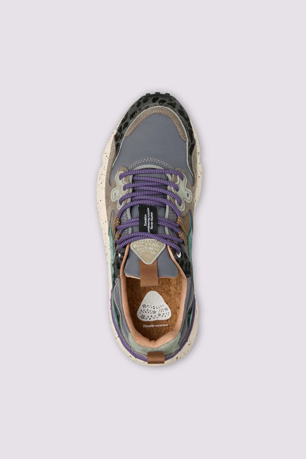 FLOWER MOUNTAIN | SNEAKERS | MUJER | YAMANO 3 UNI DARK GREY-ANTHRACITE-BOTTLE | GRIS