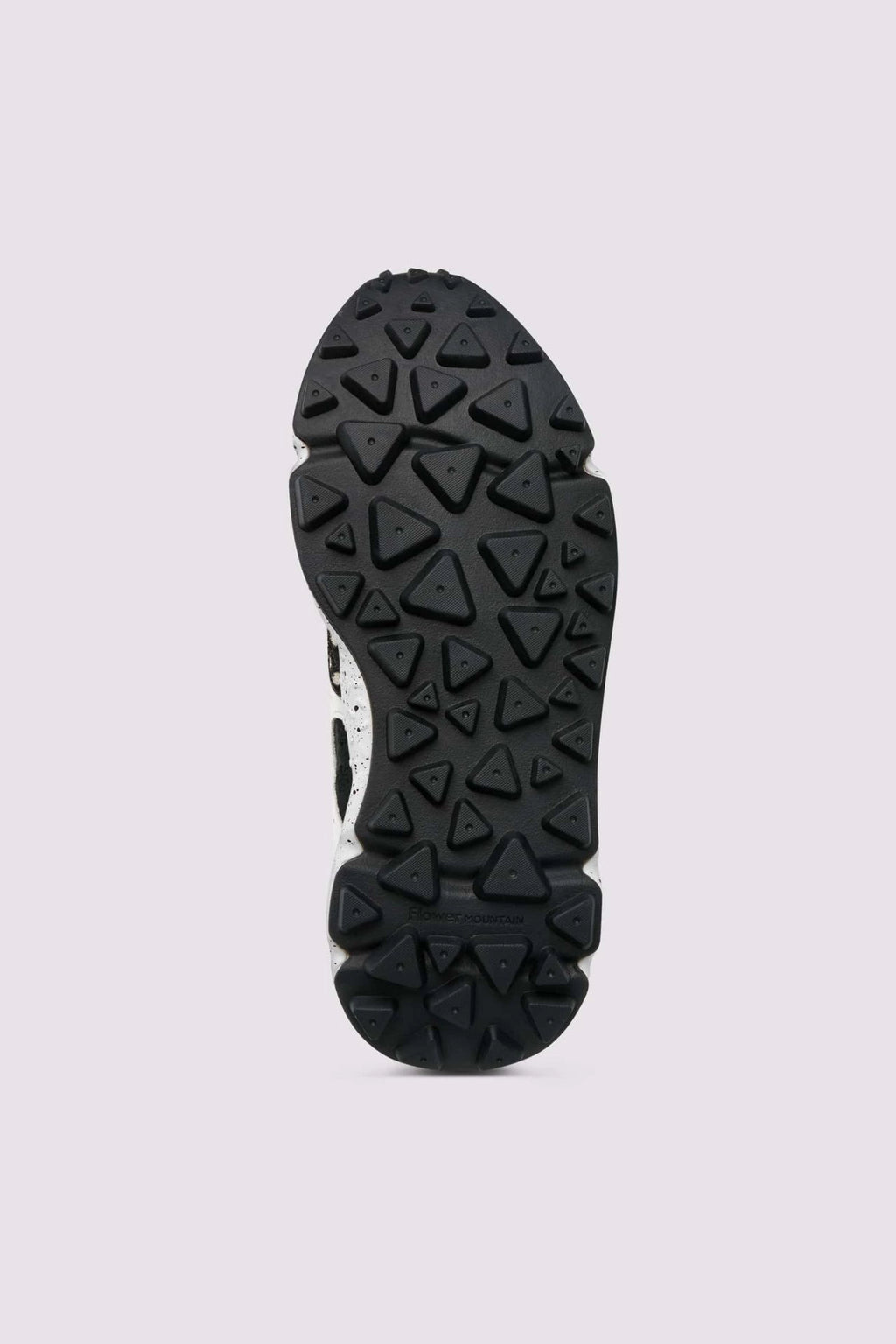 FLOWER MOUNTAIN Yamano 3 UNI Suede/rete/pony HAIR Anthracite-white: grey trainers for women
