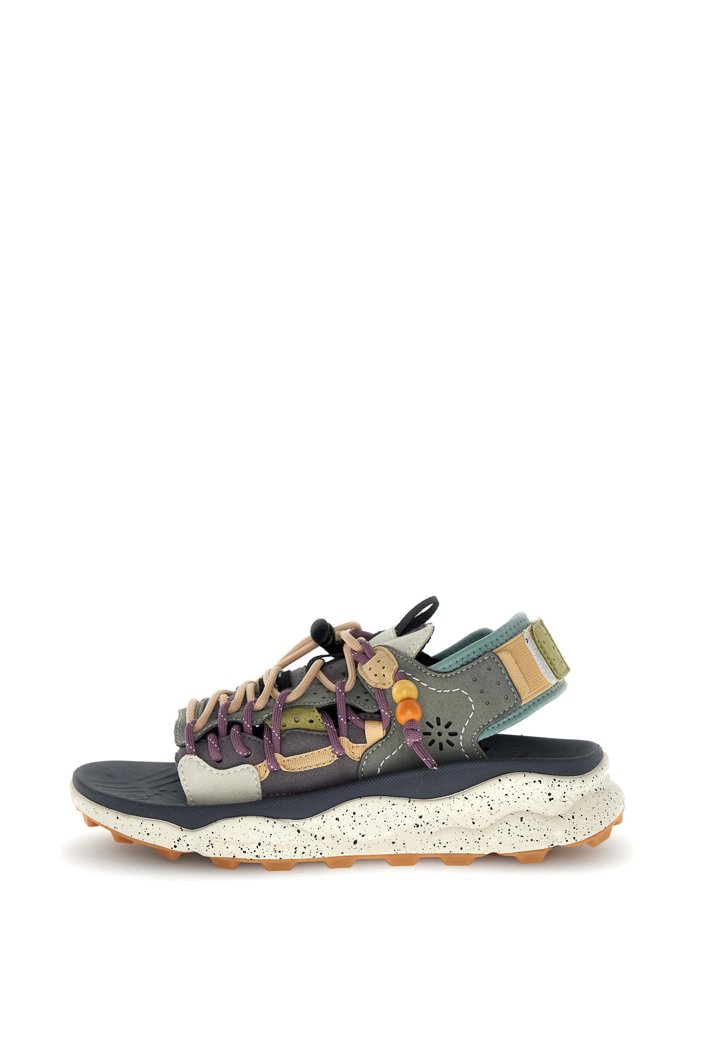 FLOWER MOUNTAIN PUMA Punku UNI Suede/eco GREY: multicolor sandalen voor dames