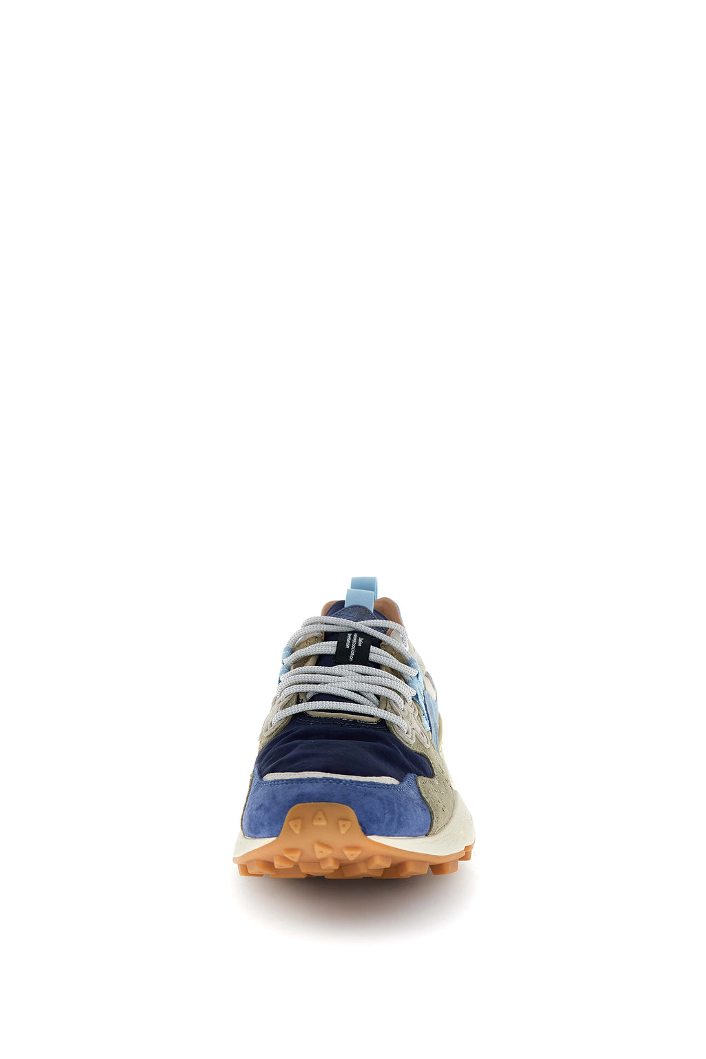 FLOWER MOUNTAIN Yamano 3 MAN Suede/nylon NAVY: blue trainers unisex