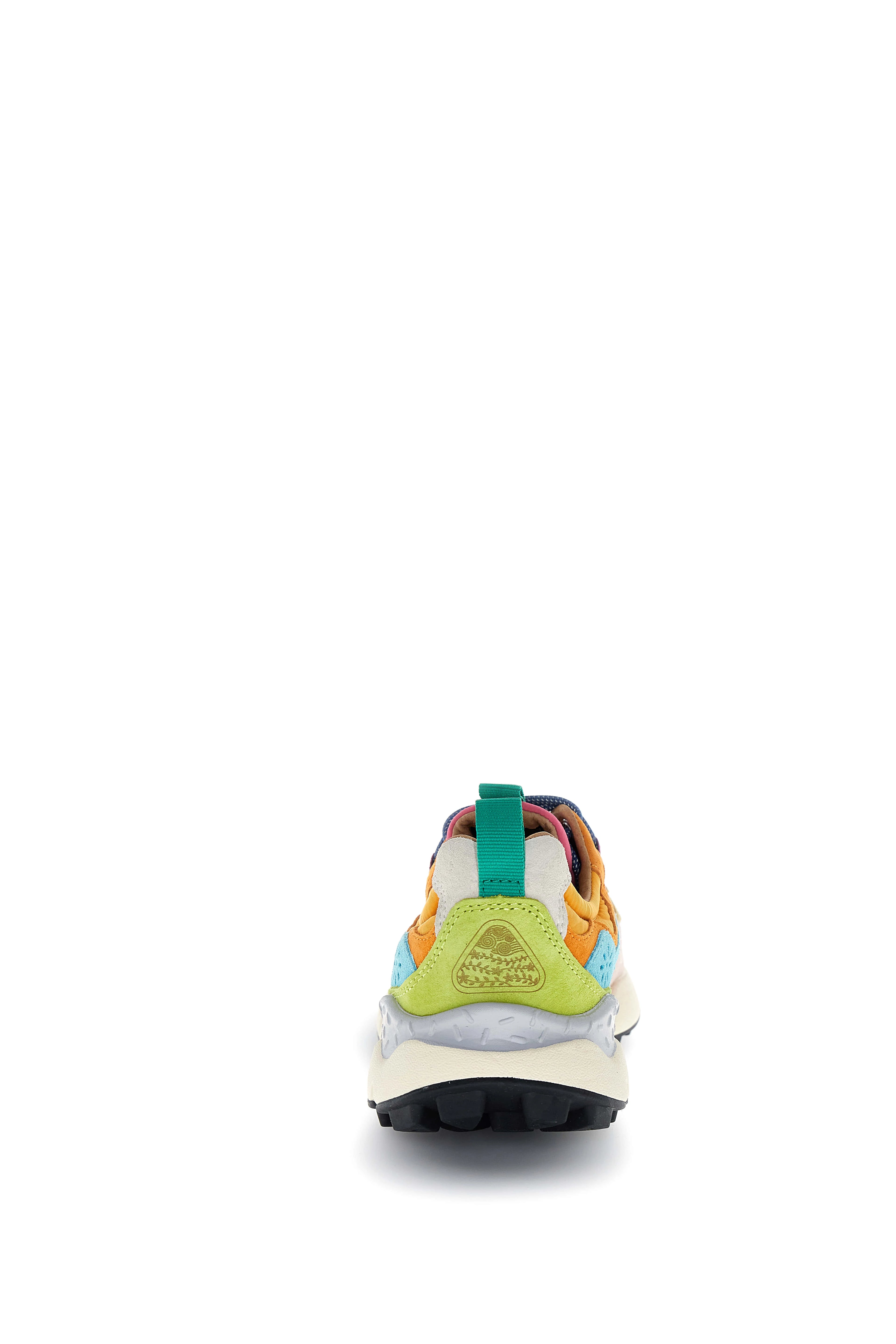 FLOWER MOUNTAIN Yamano 3 Woman Suede/nylon Yellow: multicolour trainers for women