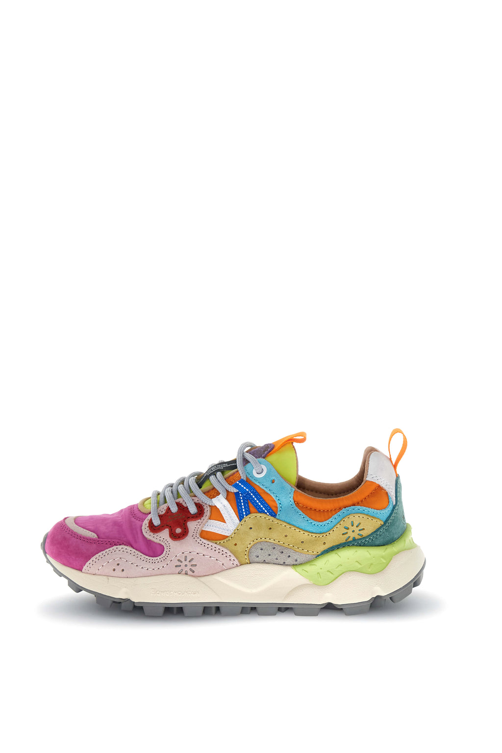 FLOWER MOUNTAIN | SNEAKERS | DONNA | YAMANO 3 DONNA CAMOSCIO/NYLON FUCSIA | PRIMAVERA ESTATE