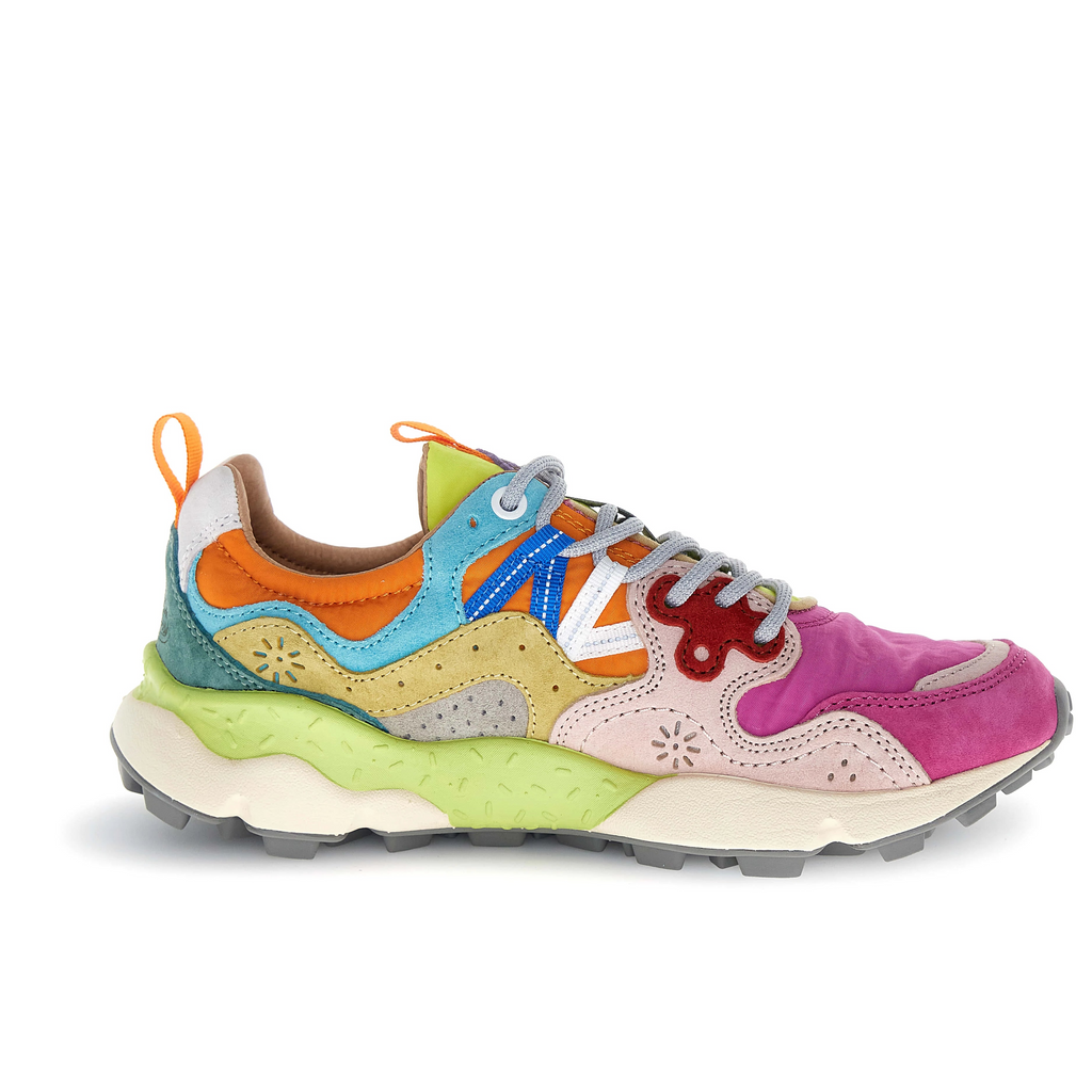 FLOWER MOUNTAIN | SNEAKERS | DONNA | YAMANO 3 DONNA CAMOSCIO/NYLON FUCSIA | PRIMAVERA ESTATE