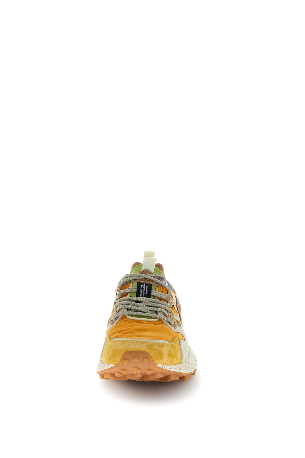 FLOWER MOUNTAIN Yamano 3 UNI Suede/nylon Ocher: naranja sneakers unisex