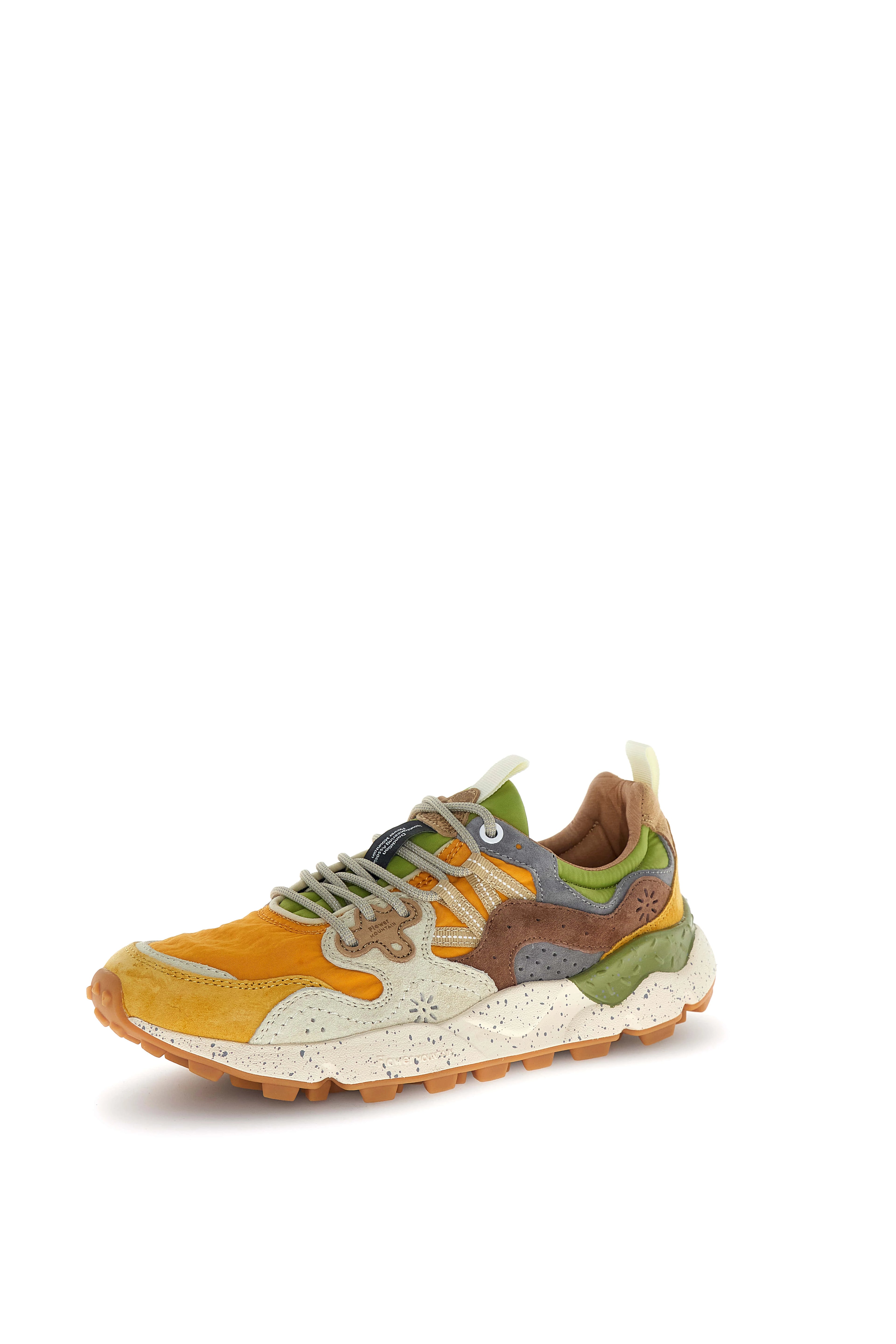 FLOWER MOUNTAIN Yamano 3 UNI Suede/nylon Ocher: naranja trainers unisex