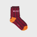 BILLYBELT Message Combed MUSE: vermell mitjons per a dona