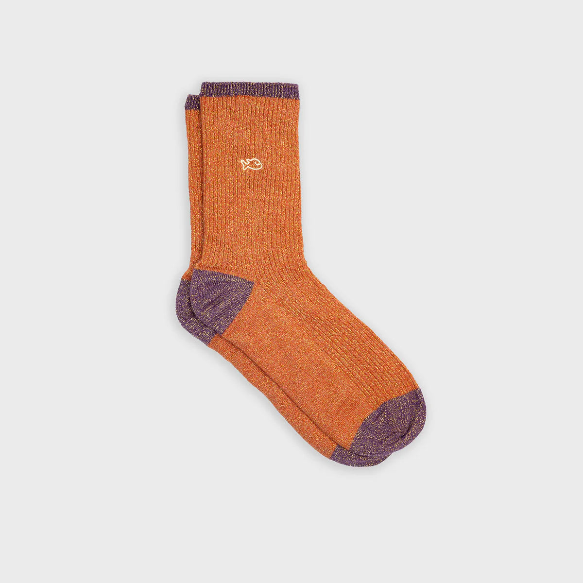 BILLYBELT Combed Brique: naranja socks for women