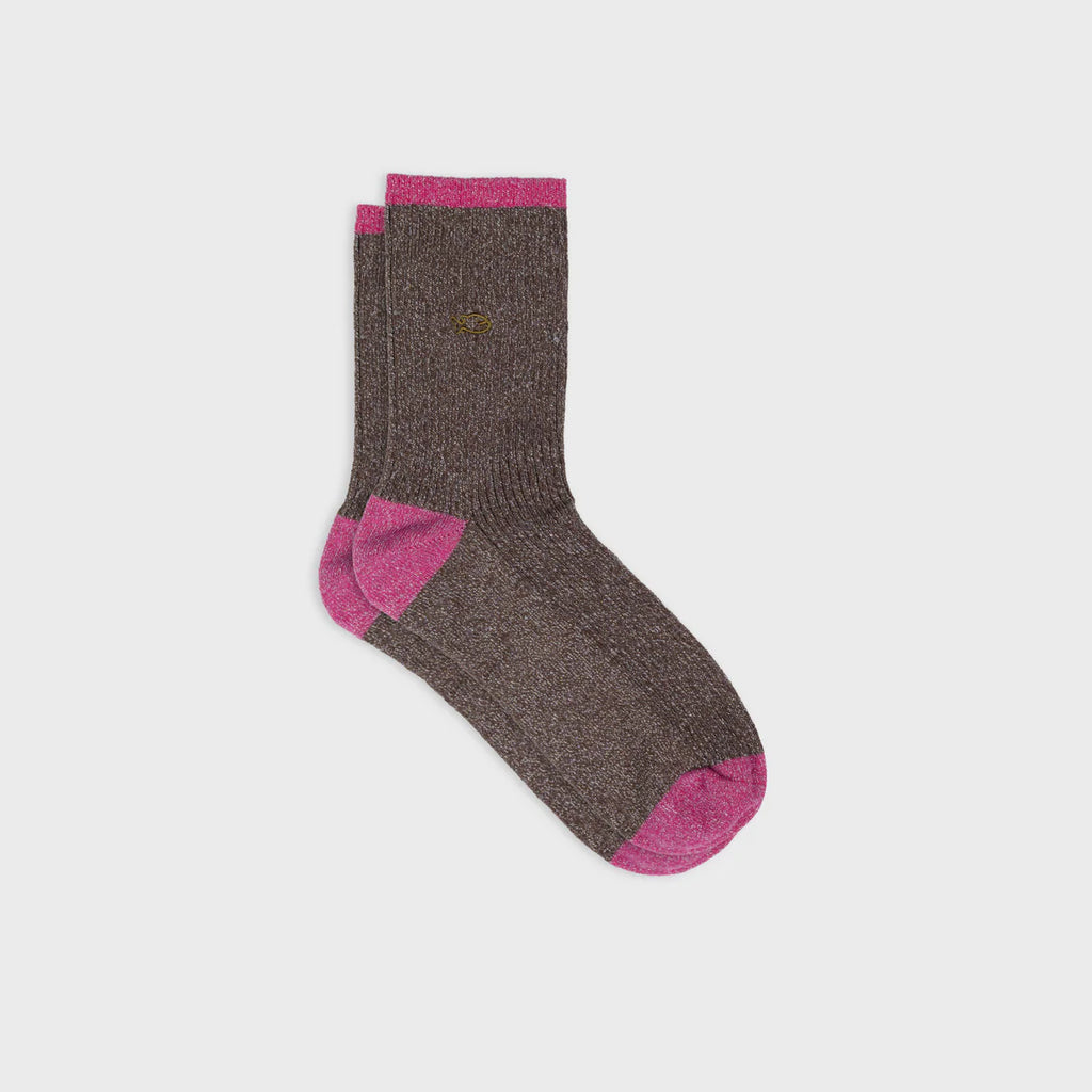 BILLYBELT | CALCETINES | MUJER | COMBED BROWN | MARRÓN