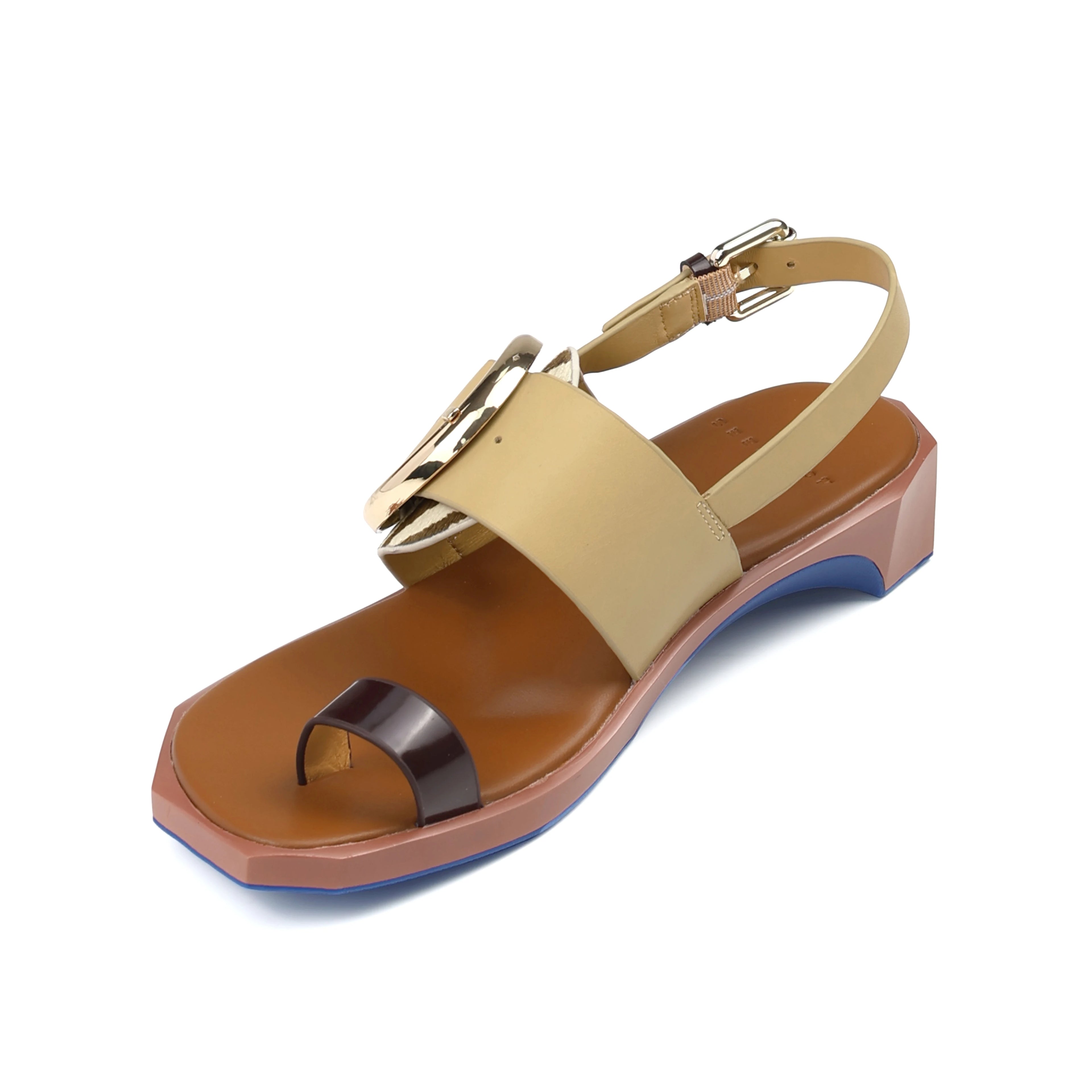 4CCCCEES Follin Torus Zebra MIX: animal print sandals for women