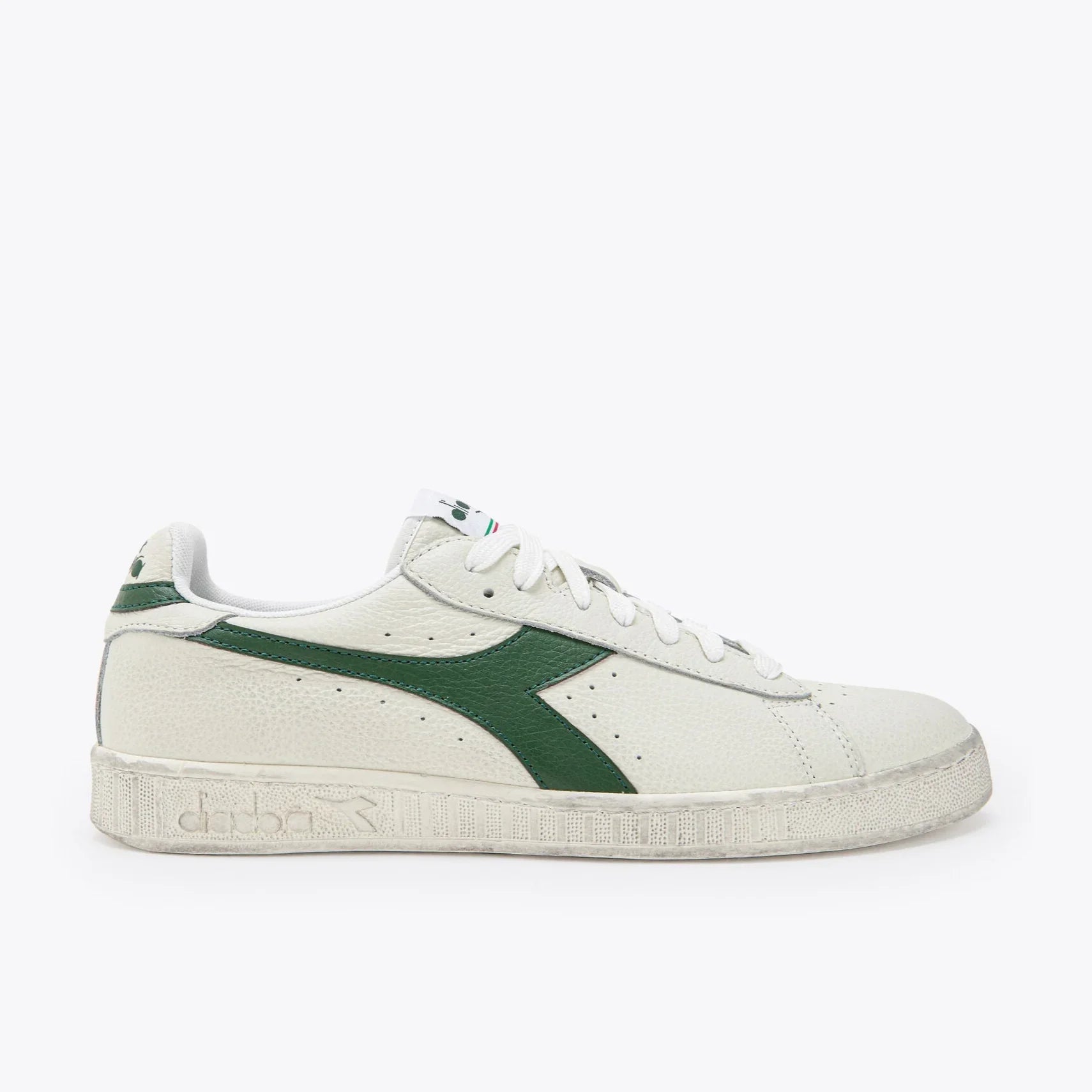 DIADORA GAME L LOW Waxed White & Green: weiß Sneaker unisex