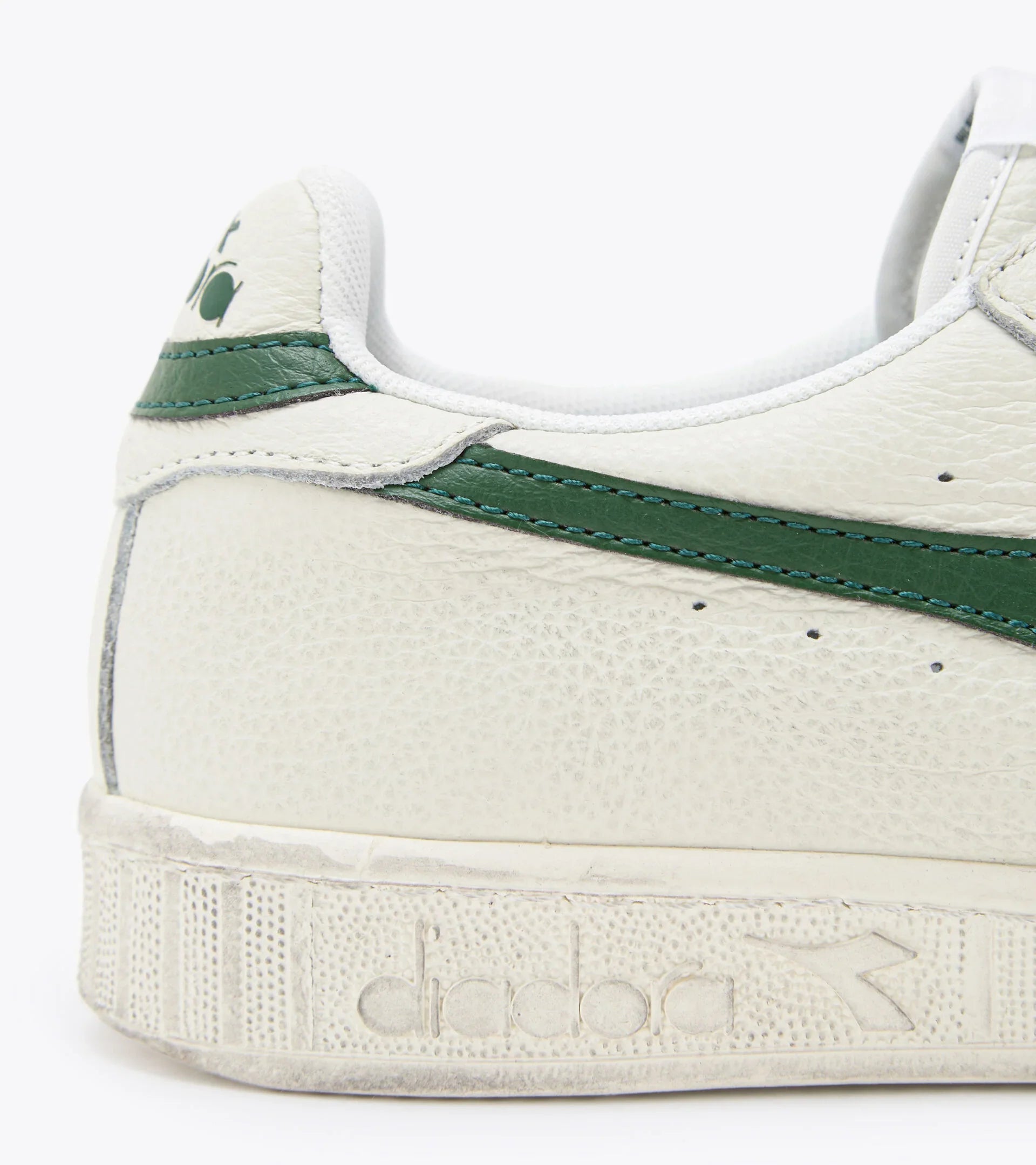 DIADORA GAME L LOW Waxed White & Green: weiß Sneaker unisex
