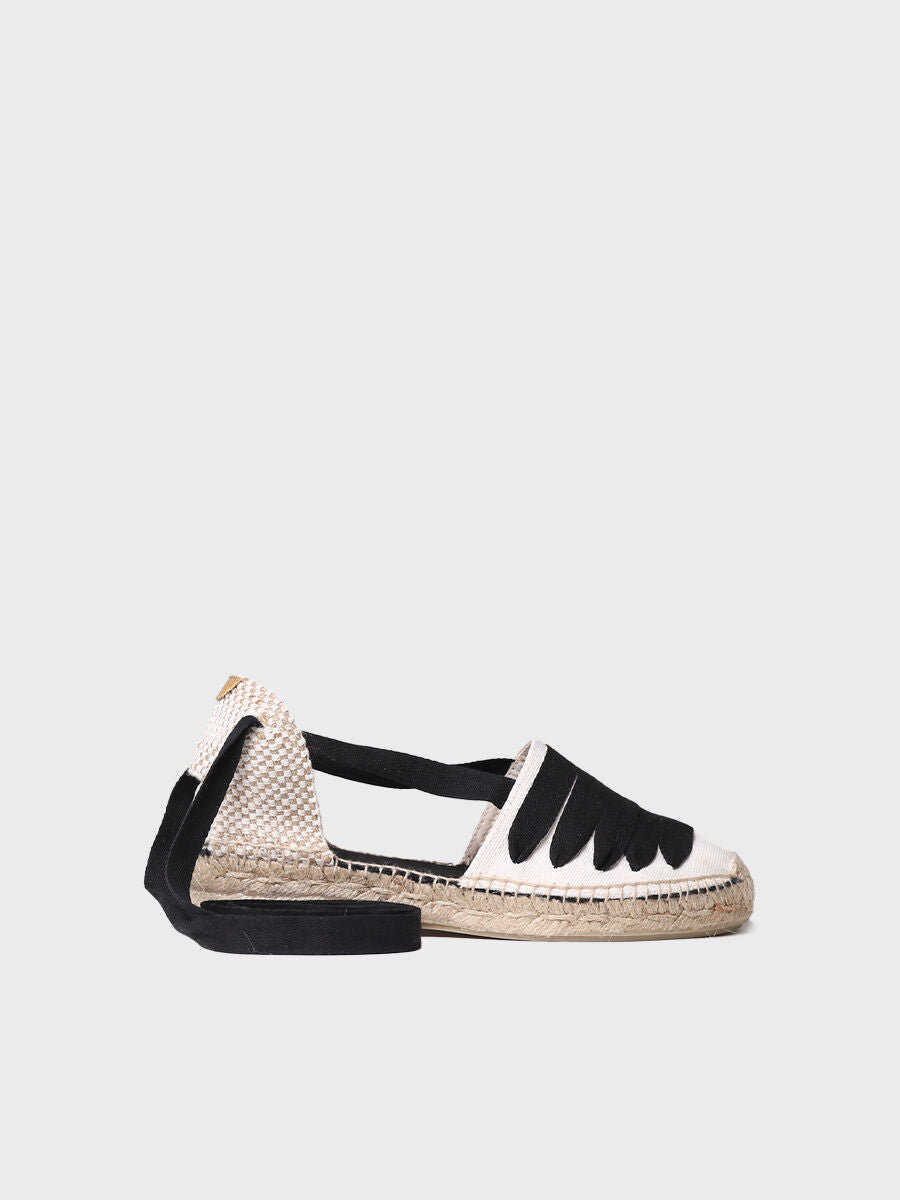 TONI PONS Gavet CU Negre: black espadrilles for women