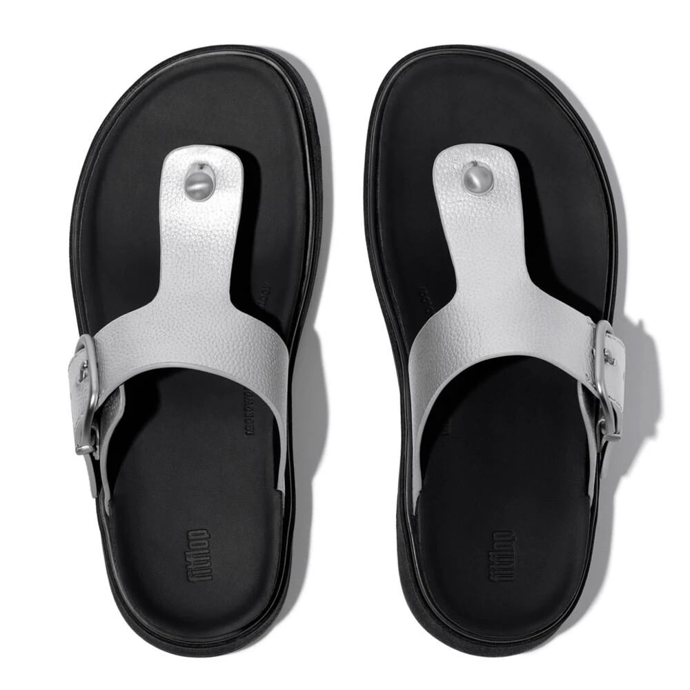 FITFLOP W Gen-ff Buckle Silver: シルバー サンダル レディース