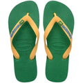 HAVAIANAS Brasil LOGO Green/yellow: verde infradito da uomo