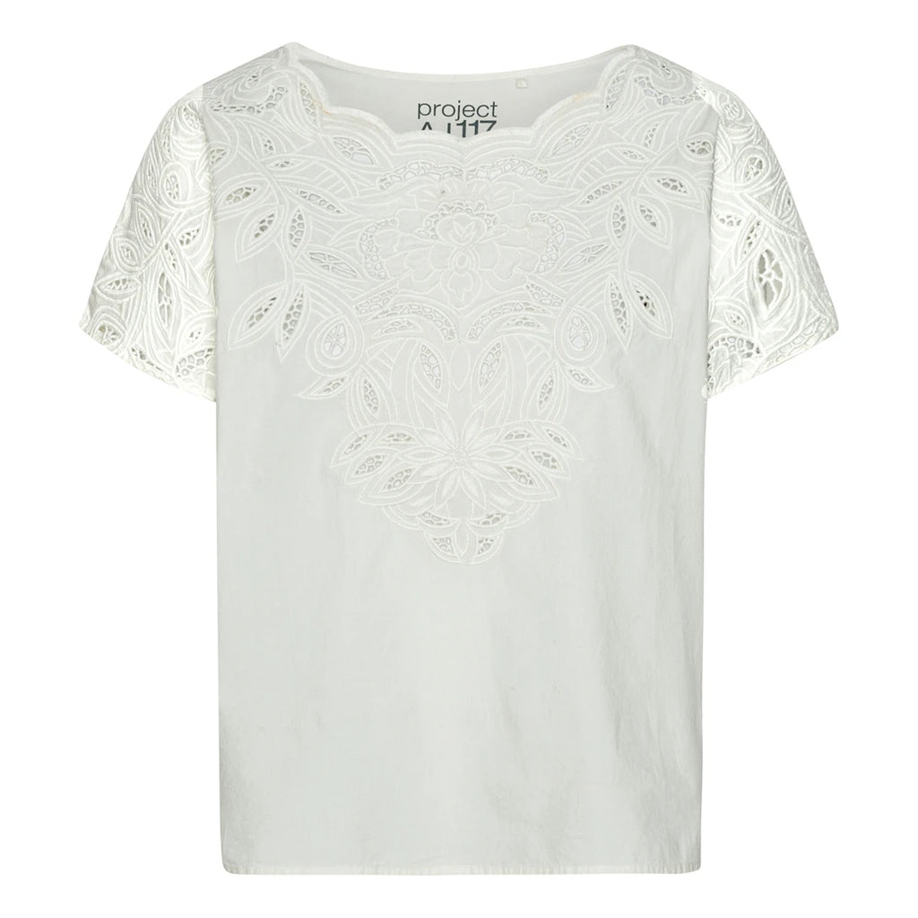 PROJECT AJ117 Henna: blanc brusa per a dona