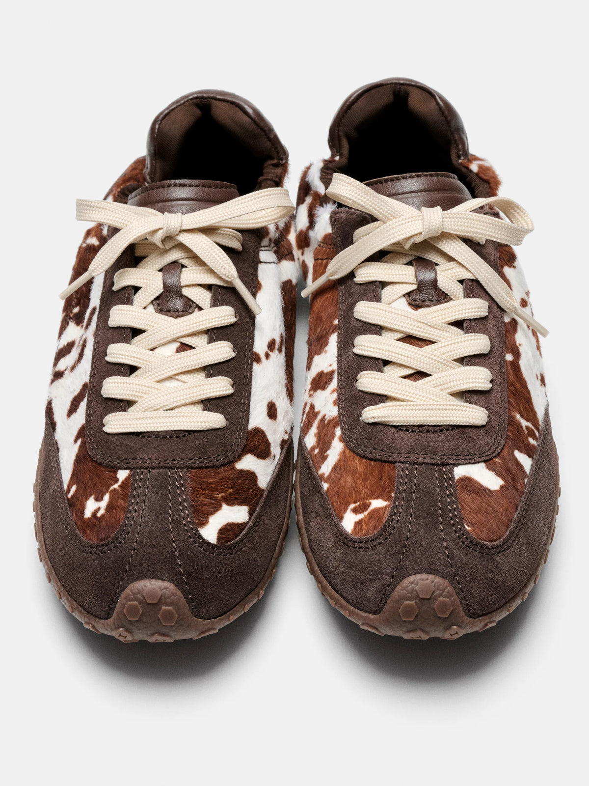 HOFF Bridge COW Print Brown: bruin sneakers voor dames