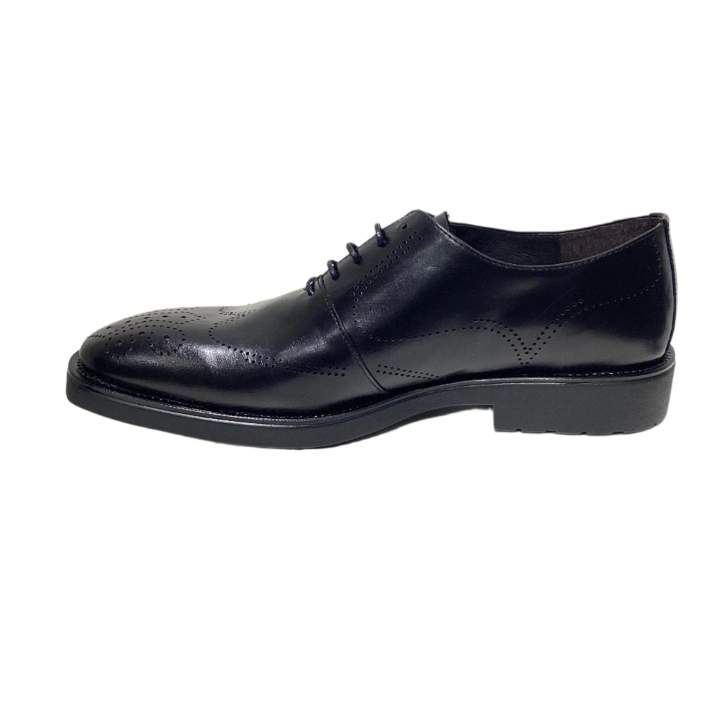 LUIS GONZALO 1966 Zapato Inglés: чорний взуття для чоловіків