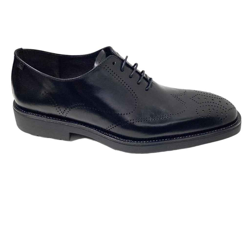 LUIS GONZALO 1966 Zapato Inglés: чорний взуття для чоловіків