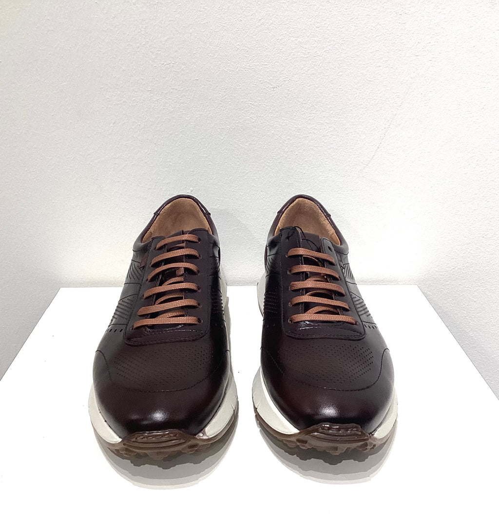 LUIS GONZALO 1966 Marrón: brown trainers for men
