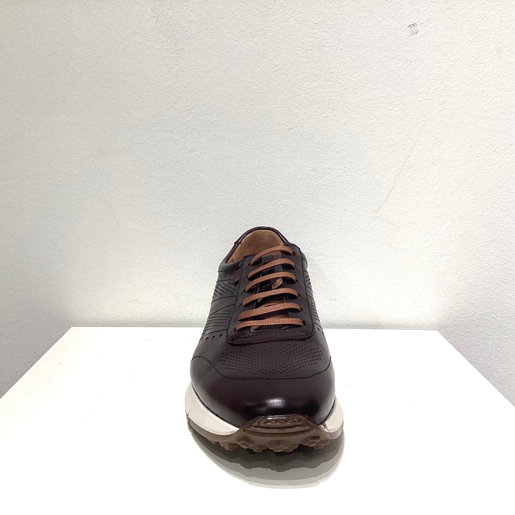 LUIS GONZALO 1966 Marrón: brown trainers for men