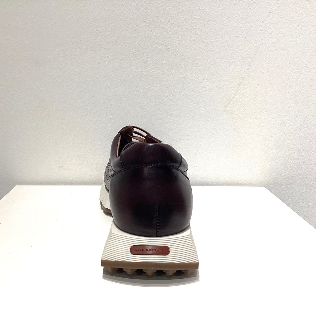LUIS GONZALO 1966 Marrón: brown trainers for men