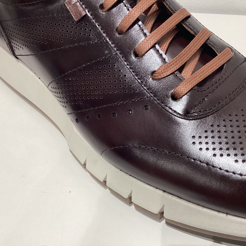 LUIS GONZALO 1966 Marrón: brown trainers for men