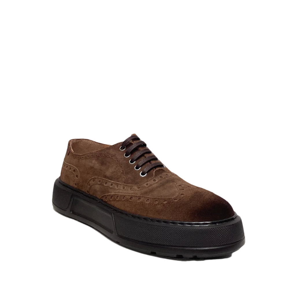 LUIS GONZALO 1966 Deportivo Casco Arabiga: brown shoes for men